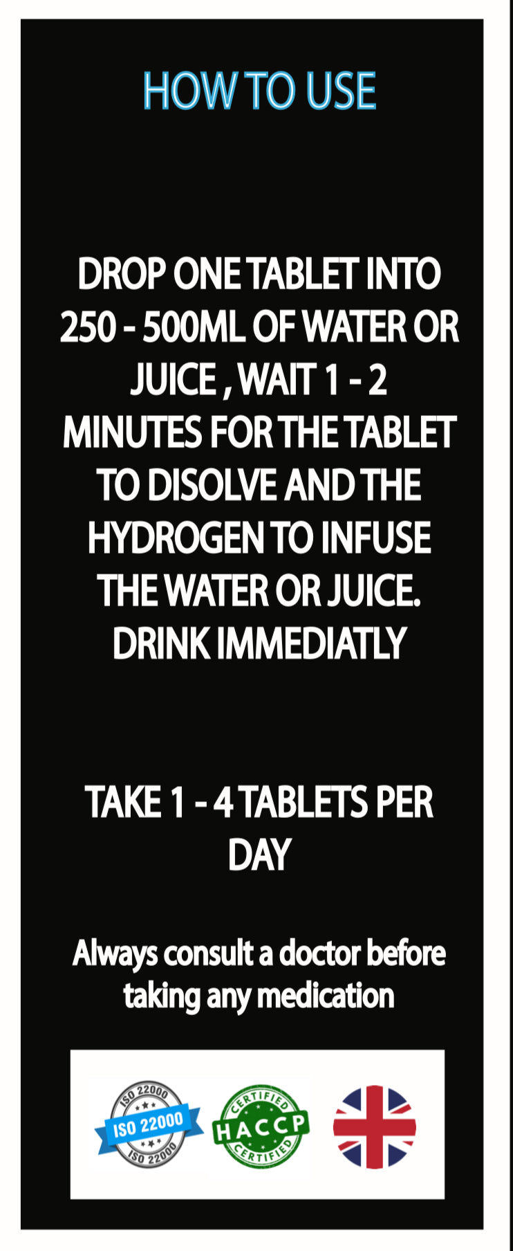 SEND IT H2 (30 tablets per tub)